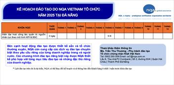 ĐÀO TẠO ISO 2025 TẠI ĐÀ NẴNG